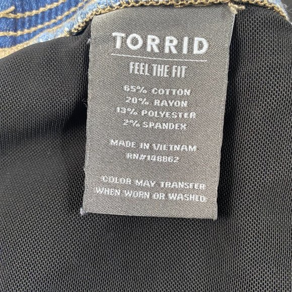 Torrid Feel the Fit Lean Jean Super Soft Jeans, Size 5S #307 - Picture 7 of 9